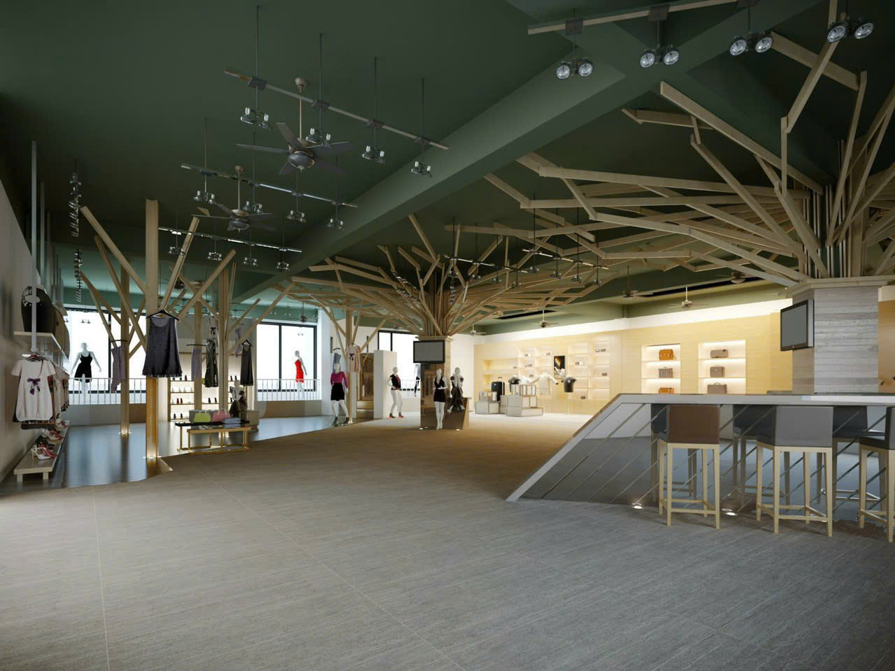 Ứng dụng gạch Clifton Grey 80x160cm trong ốp lát